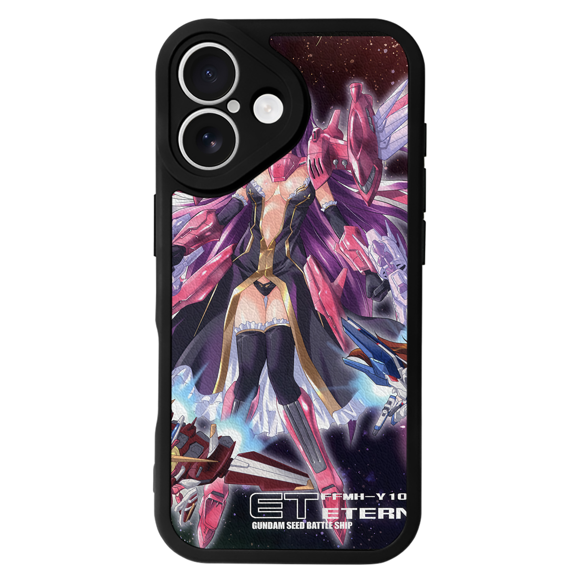 （画像用） 機動戦士ガンダム Mobile Suit Gundam 【iPhone 16シリーズ対応】シリコンスマホケース（レザー調） 材質：シリコン